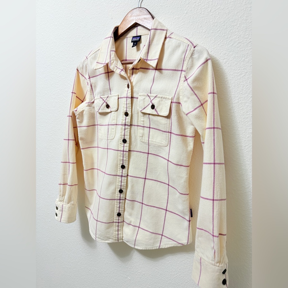 Patagonia Organic Cotton Plaid Button Up Shirt XS Lightweight Outdoor
